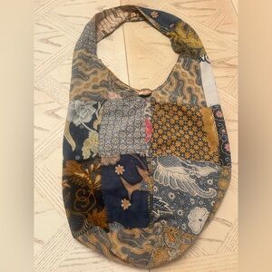 Patchwork Hobo Bag - Multicolor